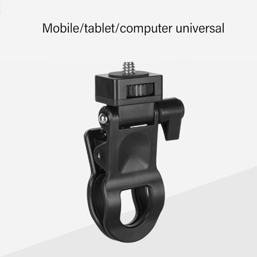 Monitors Camera Mount Clamp Clip for Fill Light Holder Webcam Stand with 1/4 Screw Connector for Video and Photography (A)