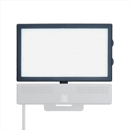 iContact SoftLight+, LED Streaming Light & Video Conference Lighting for iContact Camera Pro and ProXL, Edge-Lit Face Light with Adjustable Brightness & Color Temperature, USB or Camera Powered