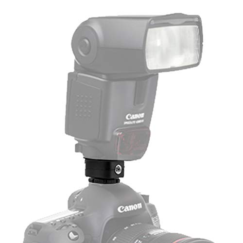 Pixel e-TTL Flash Hot Shoe Adapter with Extra PC Sync Port for Canon DSLRs and Flashguns