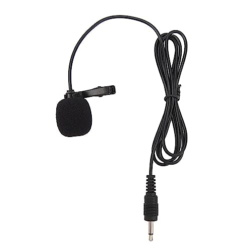 Cuifati Lavalier Microphone,Noise Cancelling Clip On Lapel Microphone,3.5mm Jack for Phone PC Laptop DSLR Camera Recording Interview, Podcast, Voice Dictation