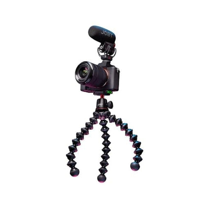 JOBY Real Time Vlogger Kit, GorillaPod Camera Vlogging (3K Flexible Tripod, On-Camera Wavo Plus Microphone, TRR Cables), Vlog-Kit, Youtuber and Experienced Content Creator System