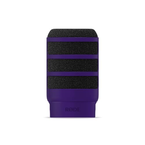 RØDE WS14 Premium Pop Filter for PodMic and PodMic USB (Purple) - color: Purple