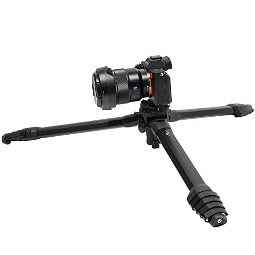 Peak Design Travel Tripod, Aluminum, Compact Design, Quick Setup and Takedown, Pro-Level Stability, Ergonomic Ball Head, Compact and Portable Travel Tripod for Camera and Phone, 20 lb Capacity - color: Aluminum