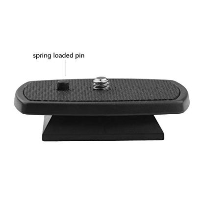43mm Tripod Quick Release Plate 1-11/16” QR Plate Replacement for Mactrem PT55, for Torjim 60", AX60, for Endurax 66" ETR66, for UBeesize 60” TR60, etc.(2PCS)