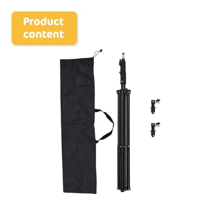 Kate 8.5ft Collapsible Backdrop Adujustable Stand for Self Tape Backdrops Pop up Portable Background Backdrop Frame Stand - color: Pattern2