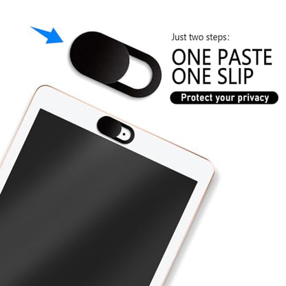 Webcam Cover Slide [8 Packs], 0.023-inch Ultra-Thin Plastic Webcam case, Suitable for MacBook Pro, iMac, Laptop, PC, iPad Pro, iPhone.