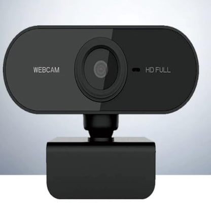 Shcngqio 1080P HD Webcam with Microphone, Noise Cancellation, Privacy Cover, Wide-Angle Lens, Auto Light Correction, Plug & Play USB Webcam for Laptop, Desktop, PC, Mac, Zoom, Skype, Streaming (Black)