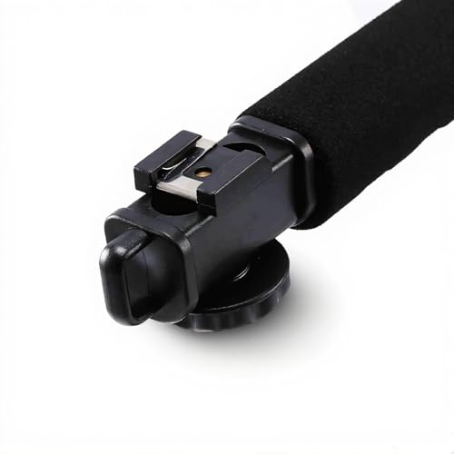 Super Grip U Handheld Stabilizer Handle with Hot Shoe Mount for DSLR Camera Camcorder Portable Video Recording (Portable U Grip)