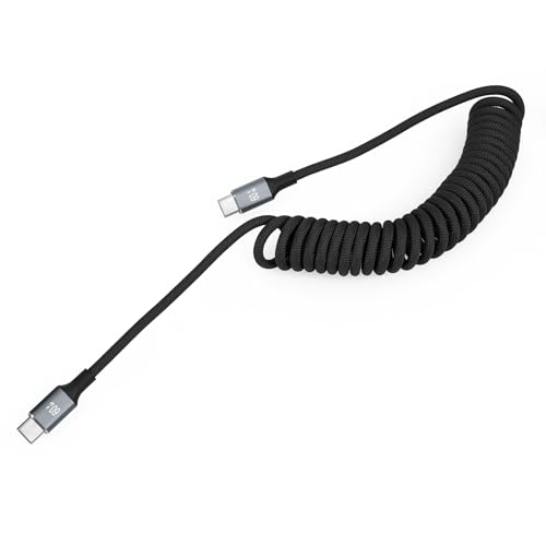 USB C to USB C Cable 60W, Fast Charging & Data Sync, for MacBook Air, Sony A7IV, Canon R6, Nikon Z6 II, Samsung Galaxy - color: Black Braided, style: 60W
