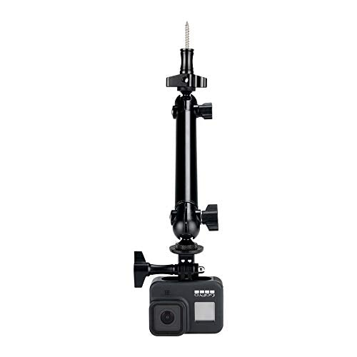 2-Ball-Head Adjustable Outdoor Phone Trail Action Camera Hunting Video Recording Vlogging Time Lapse Mount Serurety Camera Mounting Gear for iPhone Samsung GoPro Insta360 Akaso Blink Arlo