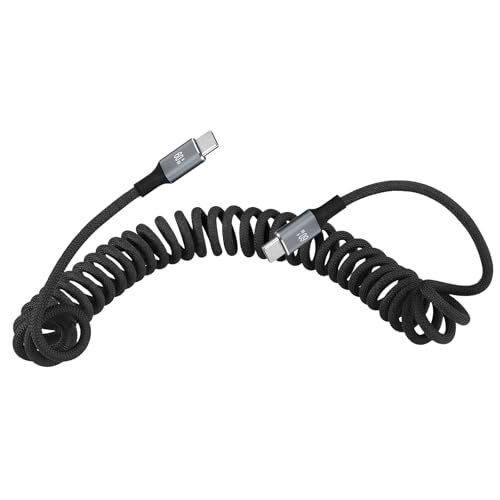 USB C to USB C Cable 60W, Fast Charging & Data Sync, for MacBook Air, Sony A7IV, Canon R6, Nikon Z6 II, Samsung Galaxy - color: Black Braided, style: 60W