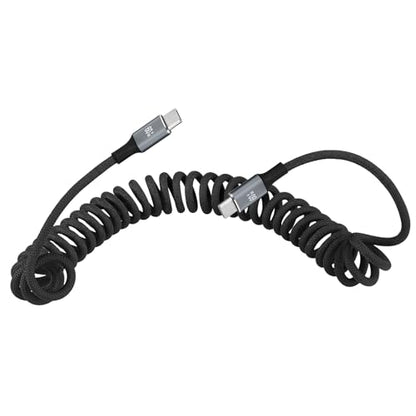 USB C to USB C Cable 60W, Fast Charging & Data Sync, for MacBook Air, Sony A7IV, Canon R6, Nikon Z6 II, Samsung Galaxy - color: Black Braided, style: 60W