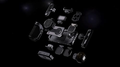 Tilta Khronos Case Compatible with iPhone 16 Pro – Black | Mobile Filmmaking Accessories | Phone Camera Cage | Phone Video Rig TK-IP16-PFC-B - color: Black, size: iPhone 16 Pro