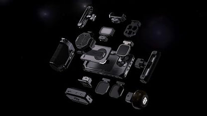 Tilta Khronos Case Compatible with iPhone 16 Pro – Black | Mobile Filmmaking Accessories | Phone Camera Cage | Phone Video Rig TK-IP16-PFC-B - color: Black, size: iPhone 16 Pro