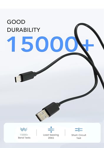 Replacement USB C Charging Cable Compatible with Gopro Hero 13/Hero 12/11/10/9/8/7/6/5,Hero Session Charging and Data Synchronization Cable (3.3FT)
