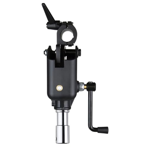 Kupo Heavy-Duty Tilt Head with Crank Handle, Precision Gear Drive, and Reinforced Build for Accurate Angle Control of Broncolor para Reflectors and Large Lighting Modifiers in Studio Use (KG604111)