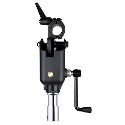 Kupo Heavy-Duty Tilt Head with Crank Handle, Precision Gear Drive, and Reinforced Build for Accurate Angle Control of Broncolor para Reflectors and Large Lighting Modifiers in Studio Use (KG604111)