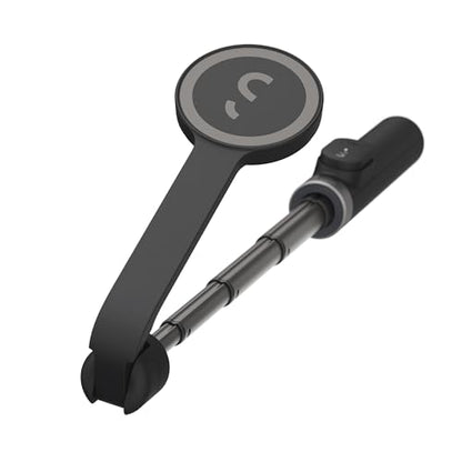 ShiftCam SnapStand Max – Magnetic Selfie Stick & Tripod – Compact, Foldable & Extendable with Tilt Head and Magnetic Bluetooth Remote (Jet Black, SnapStand Selfie) - color: Jet Black, size: SnapStand Selfie