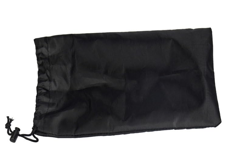 Reflex Camera Black Mini Travel Storage Pouch Bag compatible with Go Pro Hero Action Camera – Lightweight, Portable Polyester Case for Accessories, Protective Carry Bag for Headbands, Straps