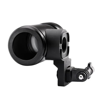 Scope Camera Adapter – Compatible with GoPro Hero 9/10/11/12 – Lightweight All-Aluminum Mount with Built-in Sunshade for Outdoor Shooting - size: GoPro Hero - Scope Camera Mount (Elite)