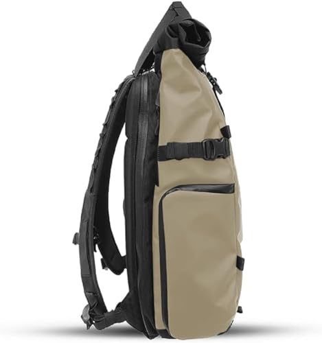 WANDRD PRVKE 31L Photography Bundle: Weather-Resistant Travel & Camera Backpack with Laptop Sleeve, Quick Side Access, Clamshell Opening – Ideal Photography & Travel Bag (Yuma Tan) - color: Yuma Tan, size: PRVKE 31L, style: Photography Bundle
