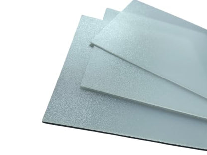 Milky White Double Sided Frosted Acrylic Diffuser Panel for LED Lighting - 1.4MM Thick High Transmittance Cover(100X200MM 1PCS) - size: 100X200MM 1PCS