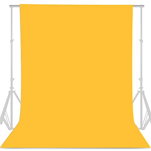 GFCC Yellow Backdrop - 8FTX10FT Yellow Photo Backdrop for Photoshoot Background for Photography Screen Video Recording Picture Background - color: Yellow, size: 8ftx10ft