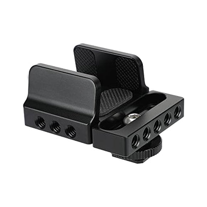 CAMVATE SSD Holder Clamp Adjustable(33~60mm) with 1/4"-20 Mounting Points | Shoe Mount Connector