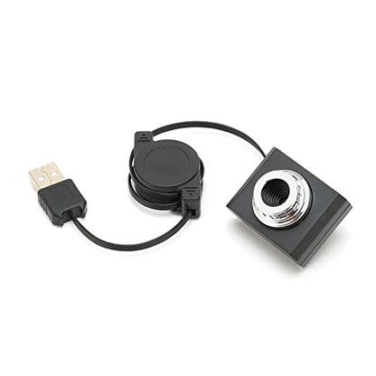 Pomya 480P Webcam with Automatic White Balance, USB 2.0 High Resolution Wired Computer Camera for PC, Laptop and Desktop, Plug and Play, Webcam for Video Conferencing, Recording, Online Chatting