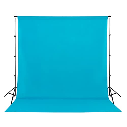 Sugargirl 10X10FT Blue Backdrop Background for Photography, Photo Backdrop Blue Screen Photo Booth Backdrop for Photoshoot Party Video(1 Panel) - color: Blue, size: 10x10 FT