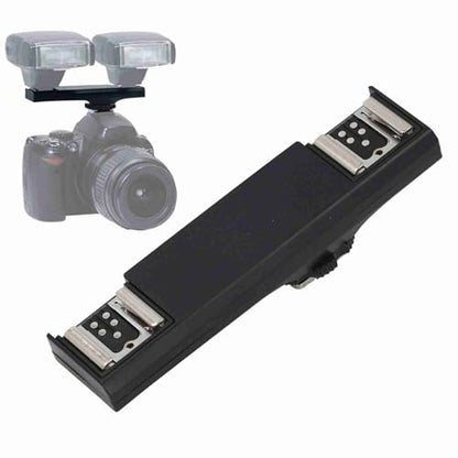Hot Shoe Splitter, Hot Shoe Extension Bar Mount Cold Shoe Extension Bracket Bracket DSLR Camera Camcorder DV (for )