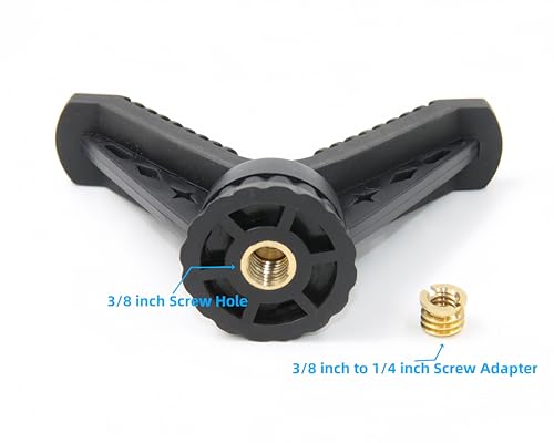 Rifle Clamp for Tripod - Heavy Duty Arca Swiss Saddle Mount with Quick Release, 1/4"&3/8" Screw Holes, Universal Hunting/Shooting Clamp Rest - style: 360° Rotatable V Yoke