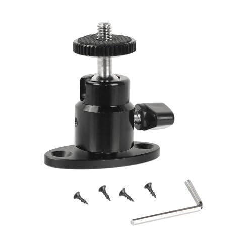 CAMVATE 1/4"-20 Mini Ball Head with Ceiling Mount for CCTV & Video Mount