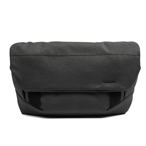 Peak Design Field Pouch V2, Black, 2-in-1 Organizer and Sling Bag, Adjustable Shoulder Strap and Integrated Belt Loops, Weatherproof Nylon Canvas, Organizer Pouch or Carry Bag for Men and Women