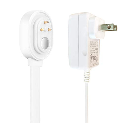 Uogw 25FT Magnetic Charging Cable for Arlo Pro 5S 2K/Arlo Pro 4/Arlo Ultra 2/Arlo Pro3/Arlo Ultra/Go 2 Camera,Power Adapter and Power Cable,Weatherproof Outdoor - 3Pack (White) - color: White