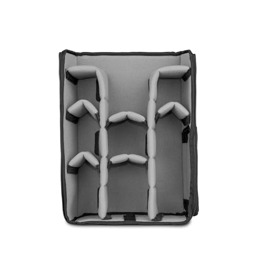 WANDRD All New Pro Camera Cube V2: Large Camera Organizer with Soft Grey Interior, Quick Side Access & Modular Dividers—Fits PRVKE 21L Traveling Bag, 2 Bodies, Zoom Lenses, Drone & Accessories - size: Pro V2