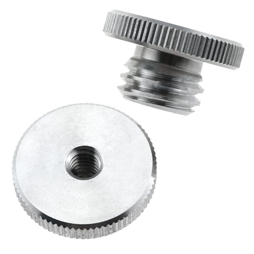 2pcs Aluminum Alloy 1/4" to 5/8" Threaded Screw Adapter for Tripod Laser Level Adapter