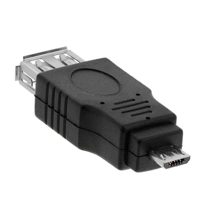 Cmple - Micro USB to USB Adapter Standard 2.0 A Female Jack to Micro B Male Plug OTG Connector Converter for Cameras Tablets Phones Dash Cams Transfer Photos to Computer - 10 Pack - size: 10 Pack, style: USB 2.0 A Female to Micro B 5-Pin Male