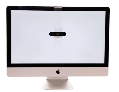 PlexiCam Pro V2 | Center Screen/Middle Screen Webcam Mount | Position Any Webcam (Not Included) Anywhere/Any Screen (Laptops-32) | Tripod gooseneck teleprompter Alternative for Eye Contact Audience