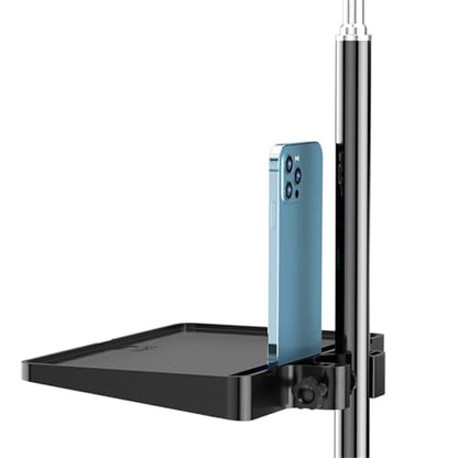 Microphone Stand Sound Card Tray Live Broadcast Part Portable Easy Installation Clip Holder Lectures Broadcast Multifunctional Equipment Holder