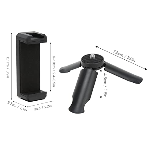 Smartphone Vlog Kit with Tripod Fill Light and Mic, Adjustable Lighting, Portable Vlogging Accessories - Soft Light, Windproof Microphone, Ideal for Content Creators