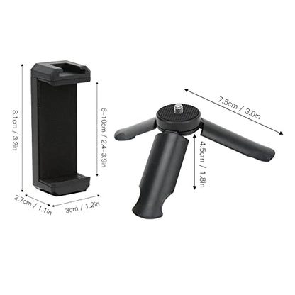 Smartphone Vlog Kit with Tripod Fill Light and Mic, Adjustable Lighting, Portable Vlogging Accessories - Soft Light, Windproof Microphone, Ideal for Content Creators