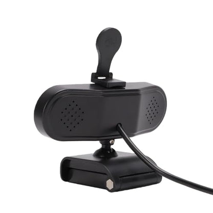 2K Webcam with Microphone, Privacy Cover, 75 Wide Angle Lens, Auto Focus, Plug and Play USB Camera External Webcam for Laptop, PC