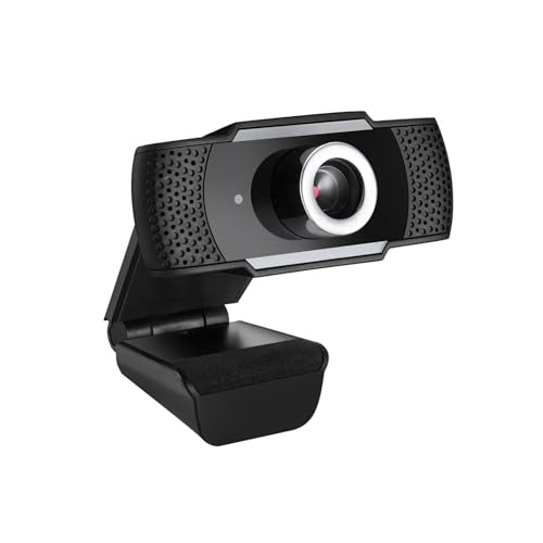 CyberTrack H4 Webcam 1080P HD USB Webcam with Built-in Microphone, Zoom Certified, Black