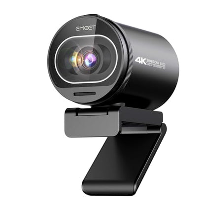 EMEET S600 4K Webcam for Streaming - Sony 1/2.55'' Sensor, PDAF Autofocus, 1080P@60FPS, 2 Noise Reduction Mics, Built-in Privacy Cover, 73° FOV, Streaming Camera for Live Commerce/Gaming/Beauty - style: S600 Sony Sensor PDAF 60FPS