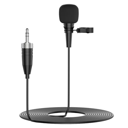 Professional Unidirectional Super Cardioid Lavalier Lapel Microphone - Compatible with Sennheiser Wireless Bodypack System (3.5mm Female Screw Plug)