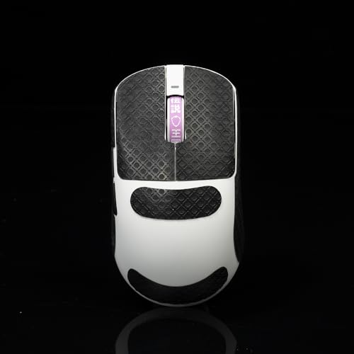 Gamer Mouse Grip Tape Sticker for VGN Dragonfly R1 Pro MAX VXE Non Slip Suck Sweat Pre Cut Easy Install Black Thin 0.3mm - color: Black Thin 0.3mm