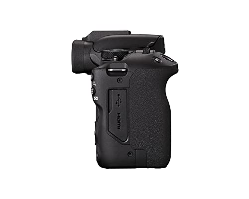 Canon EOS R50 Mirrorless Vlogging Camera (Body Only/Black), RF Mount, 24.2 MP, 4K Video, DIGIC X Image Processor, Subject Detection & Tracking, Compact, Smartphone Connection, Content Creator | 24.2MP Aps-C, Digic X, Dual Pixel Af Ii, 4k30p, Up to 15 Fps,