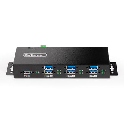 StarTech 7-Port Managed USB Hub 5Gbps, TAA (5G7AINDRM-USB-A-HUB)