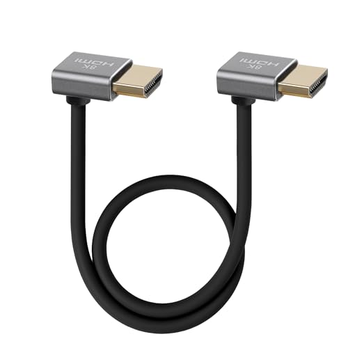 8K HDMI 2.1 Silicone Cable 48Gbps Ultra High-Speed Supports 8K@60Hz 4K@120Hz for Sony PXW-FS7/FS7K FX3 FX6 FX9 Canon XF305 XF300 XF705 C700 C500 Mark II Camera Black 1.64ft - color: Black down-down HDMI, size: 1.64FT